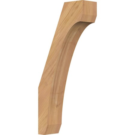 Ekena Millwork 3 1/2"W x 10"D x 22"H Legacy Smooth Knee Brace, Western Red Cedar BRC04X10X22LEC00SWR